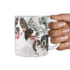 Bernese Mountain Dog Mount Rushmore Print 360 White Mug