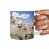 Pomeranian Dog Mount Rushmore Print 360 Mug