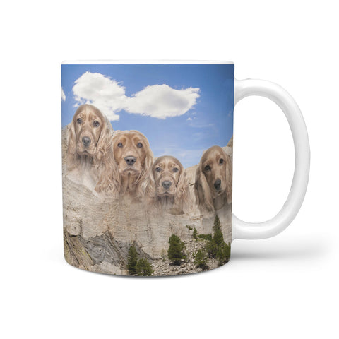 Cocker Spaniel Mount Rushmore Print 360 Mug