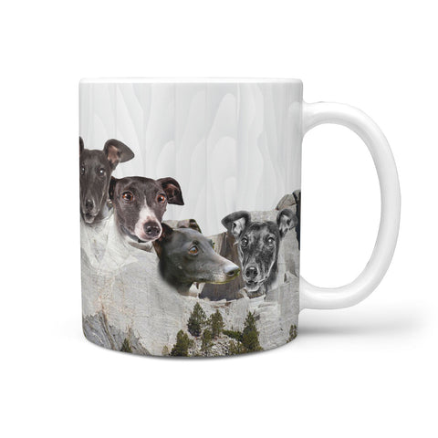 Italian Greyhound Dog Mount Rushmore Print 360 Mug
