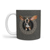 Cute Basset Hound Print 360 White Mug