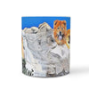Chow Chow Dog Mount Rushmore Print 360 White Mug