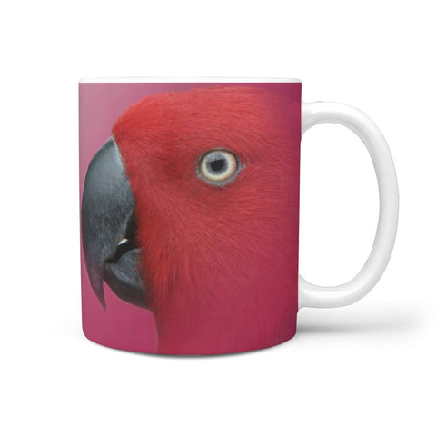 Minimacaw Parrot Print 360 White Mug