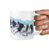 Japanese Chin Dog Art Mount Rushmore Print 360 White Mug