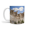 Abyssinian Cat Mount Rushmore Print 360 White Mug