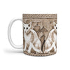 Oriental Shorthair Cat Print 360 White Mug