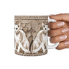 Oriental Shorthair Cat Print 360 White Mug