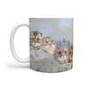 Scottish Fold Cat Mount Rushmore Print 360 Mug