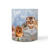 Cute Scottish Fold Cat Mount Rushmore Print 360 Mug