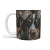 Bluetick Coonhound Dog Print 360 White Mug