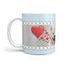 Cute Samoyed Dog Print 360 White Mug