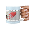 Cute Samoyed Dog Print 360 White Mug