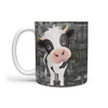 Cute Cow Print 360 White Mug