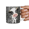 Cute Cow Print 360 White Mug