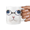 Cute Cat Print 360 White Mug