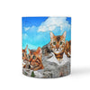 Bengal Cat Art Mount Rushmore Print 360 Mug