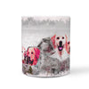 Labrador Retriever Drawing On Mount Rushmore Print 360 Mug