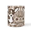 Chihuahua Dog Print 360 White Mug