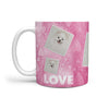 Pomeranian Dog Love Print 360 White Mug