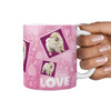 Chow Chow Dog Love Print 360 White Mug