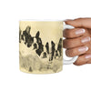 Boston Terrier Vintage Art Mount Rushmore Print 360 Mug