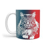 Maine Coon Cat Print 360 White Mug