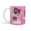 Cute Pug Dog Love Print 360 White Mug