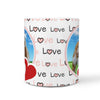 American Paint Horse Love Print 360 White Mug