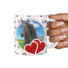 Friesian Horse Print 360 White Mug