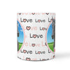 Friesian Horse Print 360 White Mug