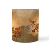 Bangle Cat Oil Painting Mount Rushmore Print 360 Mug