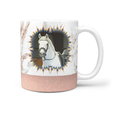 Lipizzan Horse Print 360 White Mug