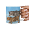 Cute California Spangled Cat Print 360 Mug