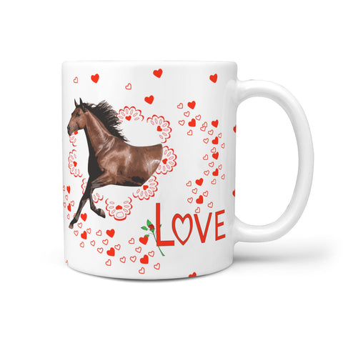 Rocky Mountain Horse Print 360 White Mug