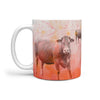 Limousin Cattle (Cow) Print 360 White Mug