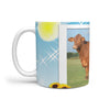 Beefmaster Cattle (Cow) Print 360 White Mug