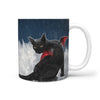 Bombay Cat Print 360 White Mug