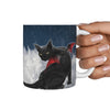 Bombay Cat Print 360 White Mug