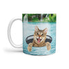 Cute Bangle Cat Print 360 Mug