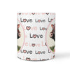 Red Poll Cattle (Cow) Print 360 White Mug