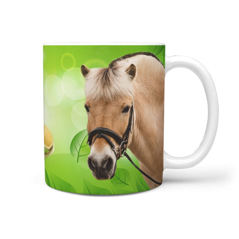 Fjord horse Print 360 White Mug