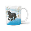 Gypsy Horse Print 360 White Mug