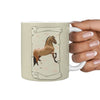 Paso Fino Horse Print 360 White Mug