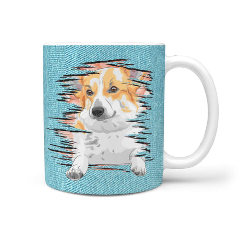 Pembroke Welsh Corgi Art Print 360 Mug