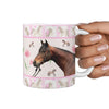 Australian Stock Horse Print 360 White Mug