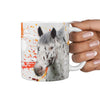 Noriker Horse Print 360 White Mug