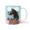 Belgian Warmblood Horse Print 360 White Mug