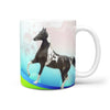 National Show Horse Print 360 White Mug