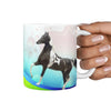 National Show Horse Print 360 White Mug