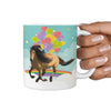 Mongolian Horse Print 360 White Mug